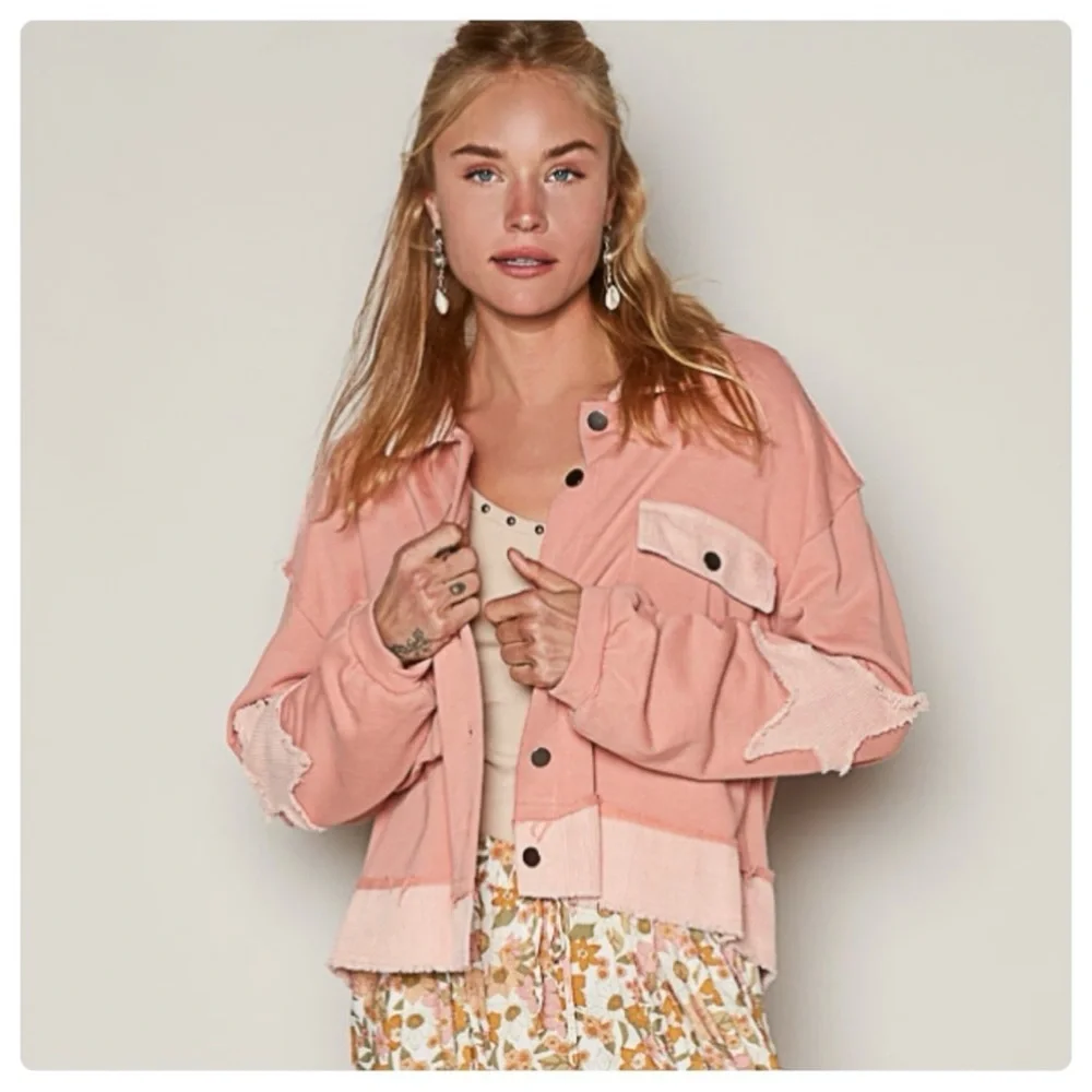 POL Women's Star Corduroy Jacket - Picture 2 of 6
